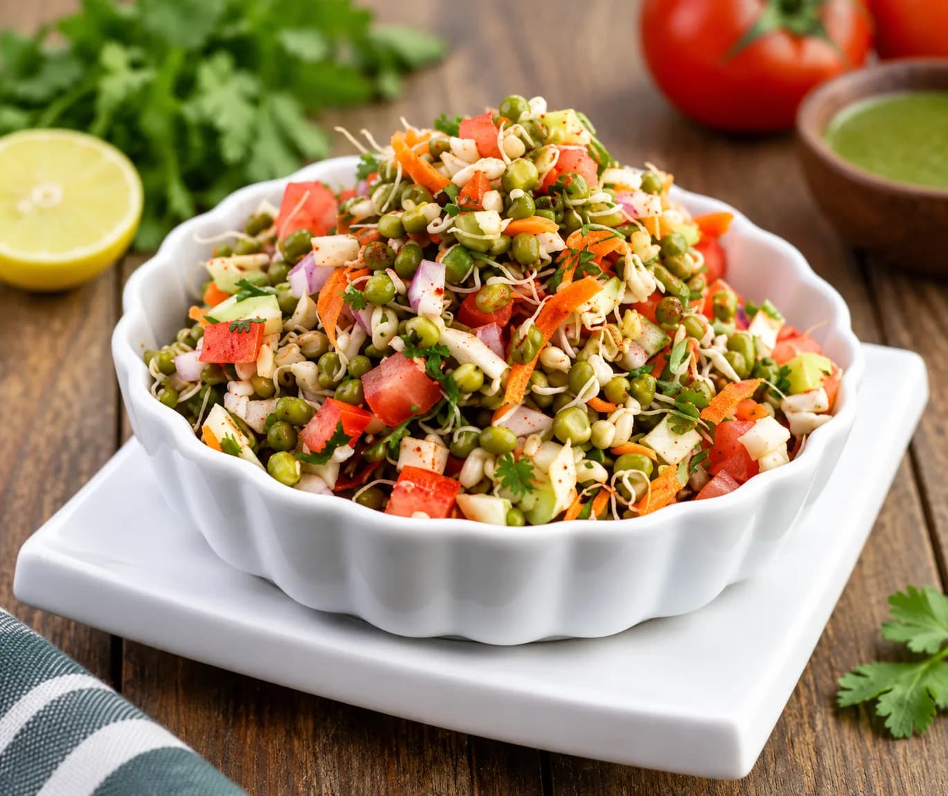 Healthy Protein sprout Chaat