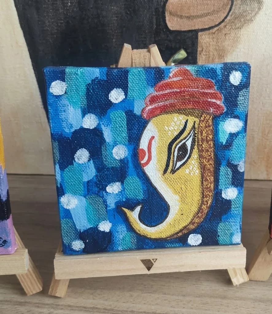 Miniature Ganesha painting